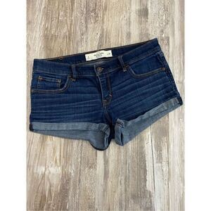 Abercrombie & Fitch Jean Shorts Mid Rise Denim Women’s Sz 6